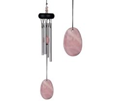 Campana de Viento Precious Stones Cuarzo Rosa