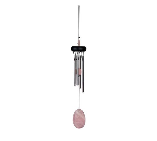 Campana de Viento Precious Stones Cuarzo Rosa
