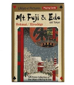 Cartas Ukiyo-e Mt. Fuji & Edo