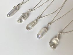 Colgante Cuarzo Aura Hielo