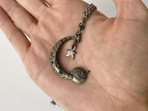 Collar Luna y estrella