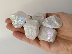 Cuarzo Aura Hielo masivo