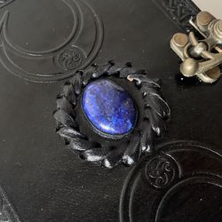 Grimorio Triple Luna con Lapislázuli