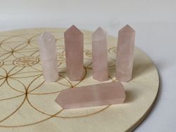 Mini generador punta Cuarzo Rosa