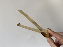 Pinzas de latón para carbón