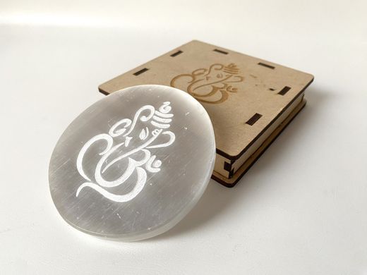 Placa Selenita Ganesha