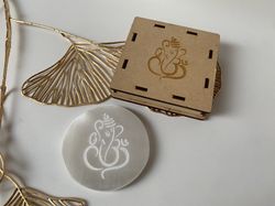 Placa Selenita Ganesha