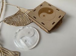 Placa Selenita Ying Yang