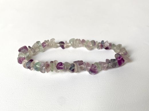 Pulsera chip Fluorita Multicolor