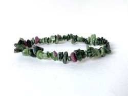 Pulsera chip Rubí Zoisita