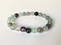Pulsera Fluorita multicolor