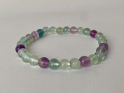 Pulsera Fluorita multicolor