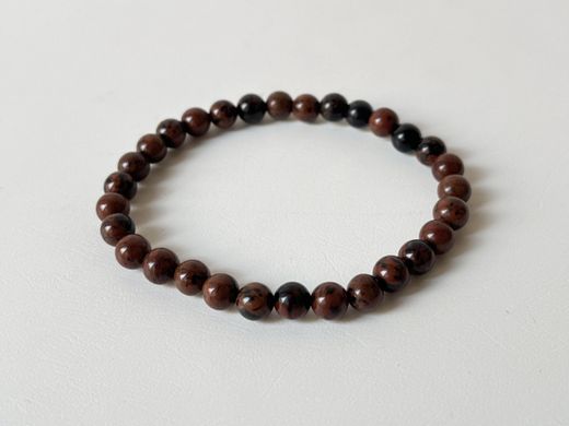 Pulsera Obsidiana Caoba