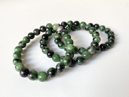 Pulsera Rubí con Zoisita