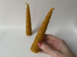 Vela panal de abeja espiral